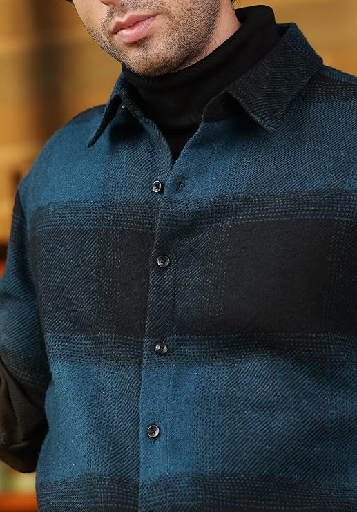Men's Vignette Checkered Oversized Shirt