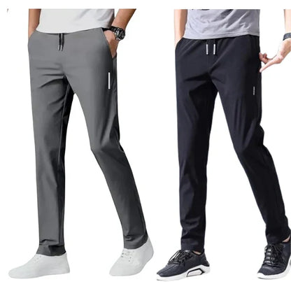 Pack of 3 Offer 😍 Premium-Quality Lycra Pants For Mens | Black, Dark-Blue And Grey Colors
